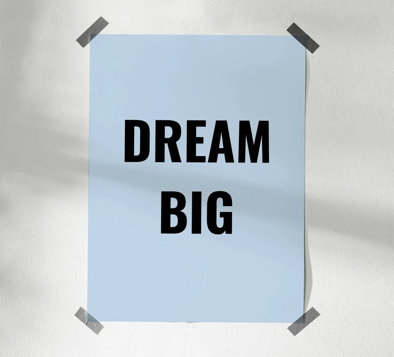 DROOM GROOT poster van Simple