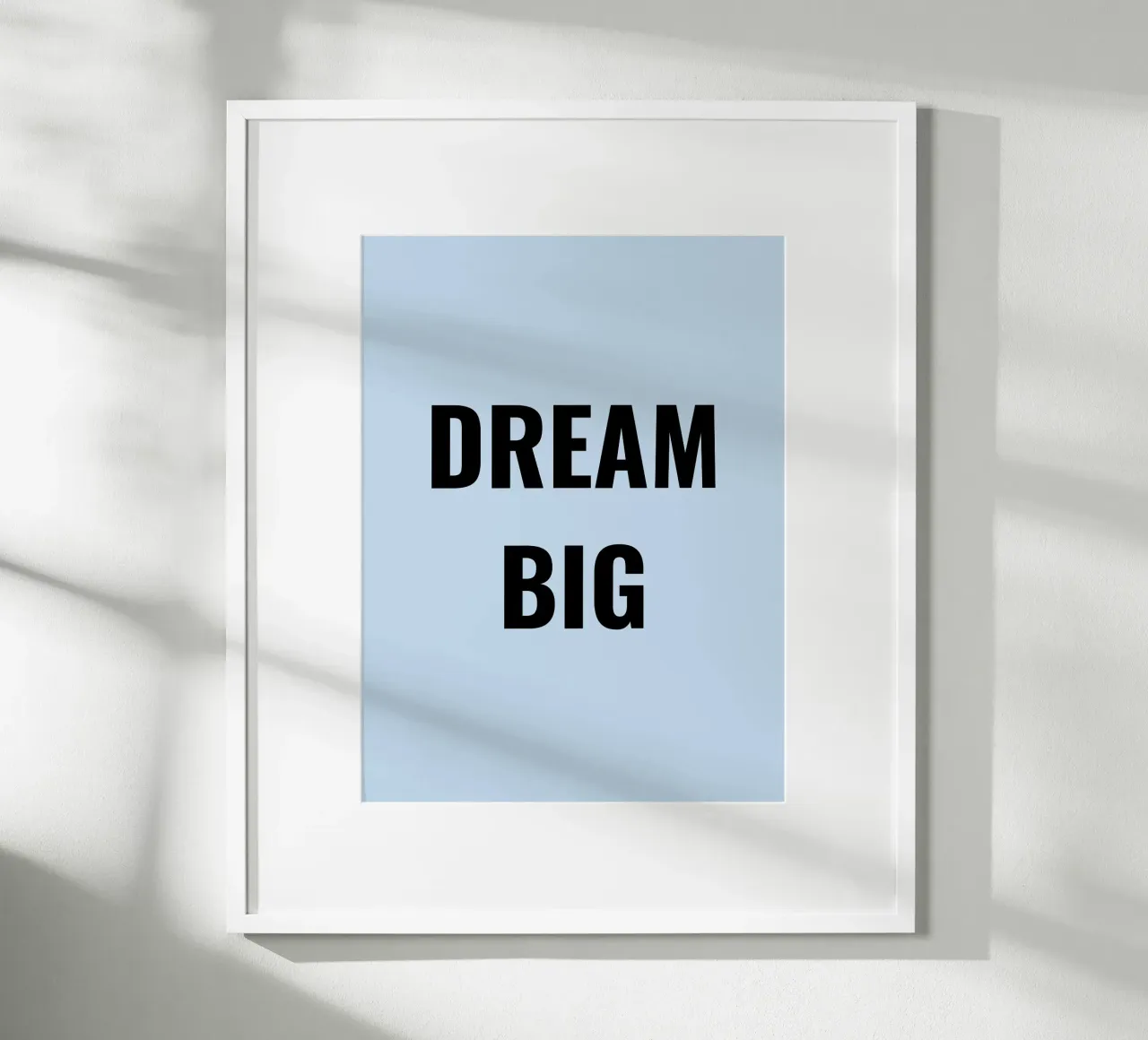 DROOM GROOT poster van Simple