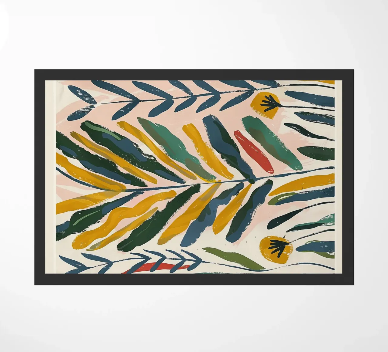 Foglie illuminate dal sole zerbino da Sienna Atelier