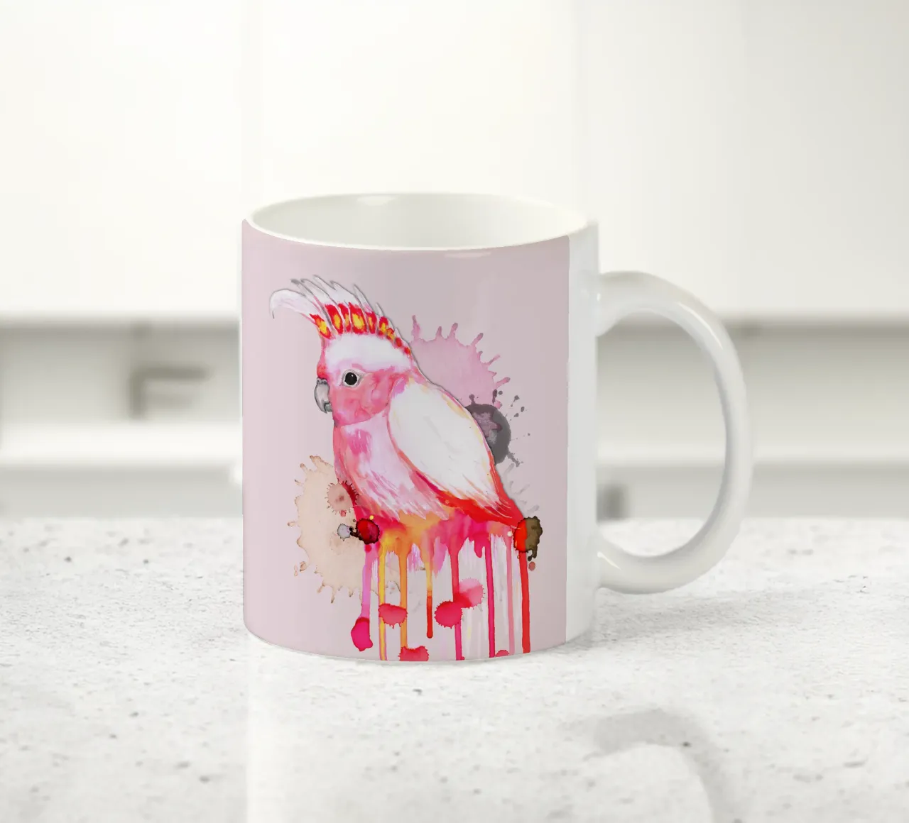 Cacatua del maggiore Mitchell tazza in ceramica da BwiseLizzy