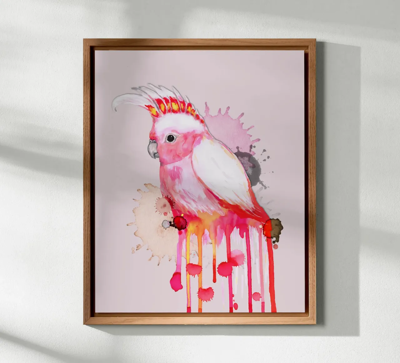 Cacatua del maggiore Mitchell alluminio dibond da BwiseLizzy