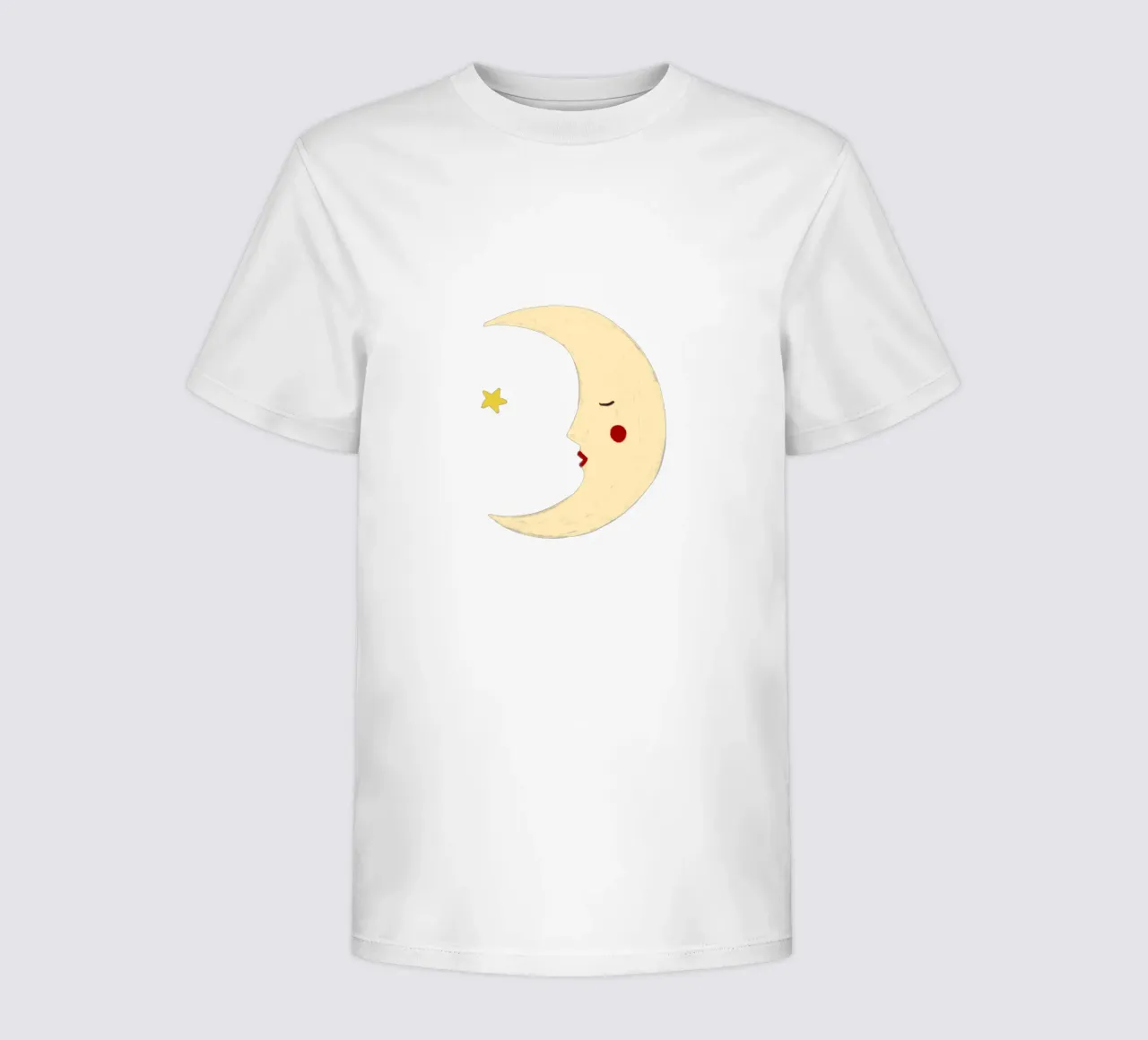Luna t-shirt bambini da Sophie Augustin Illustration