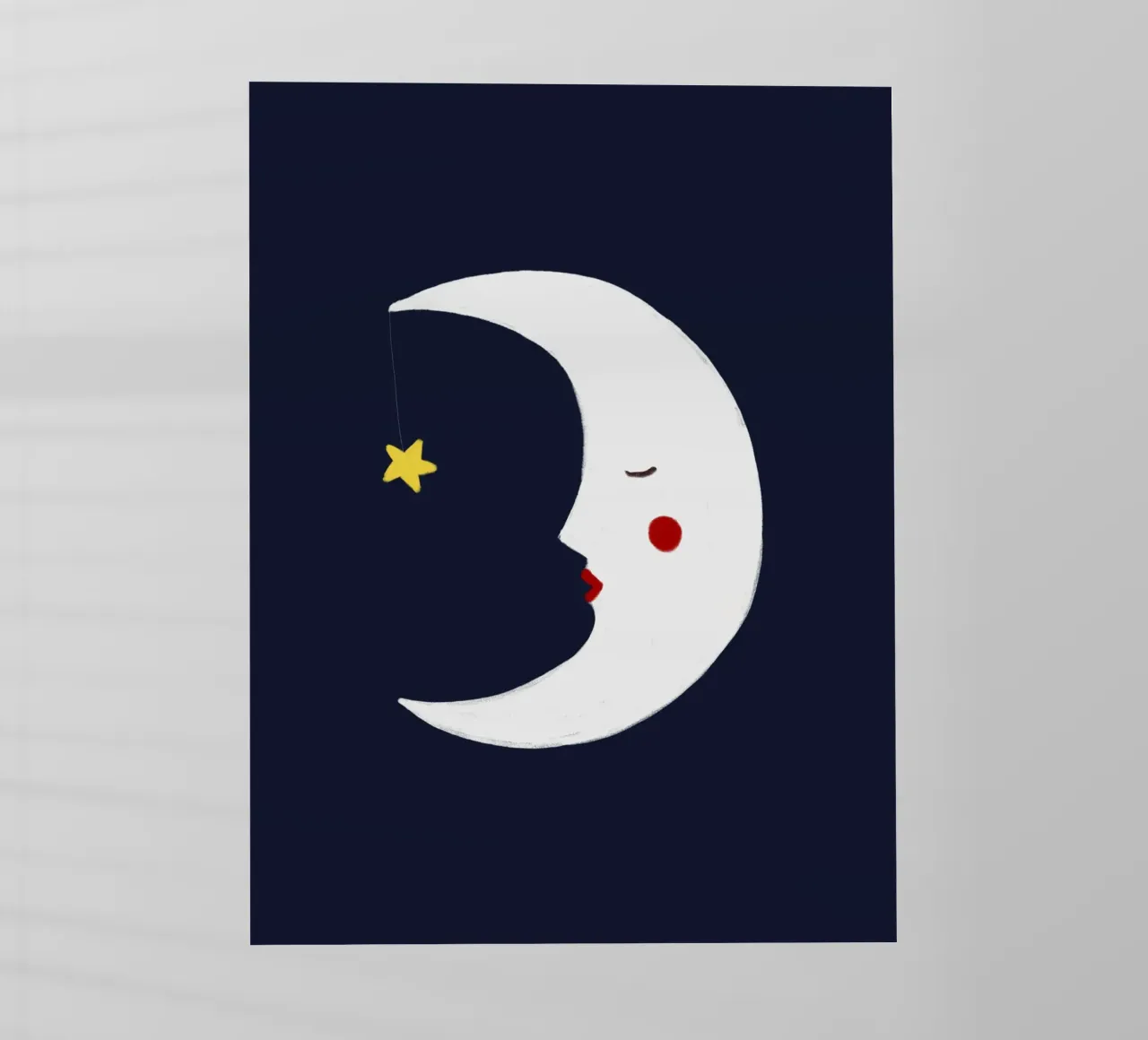 Luna pellicola backlit da Sophie Augustin Illustration