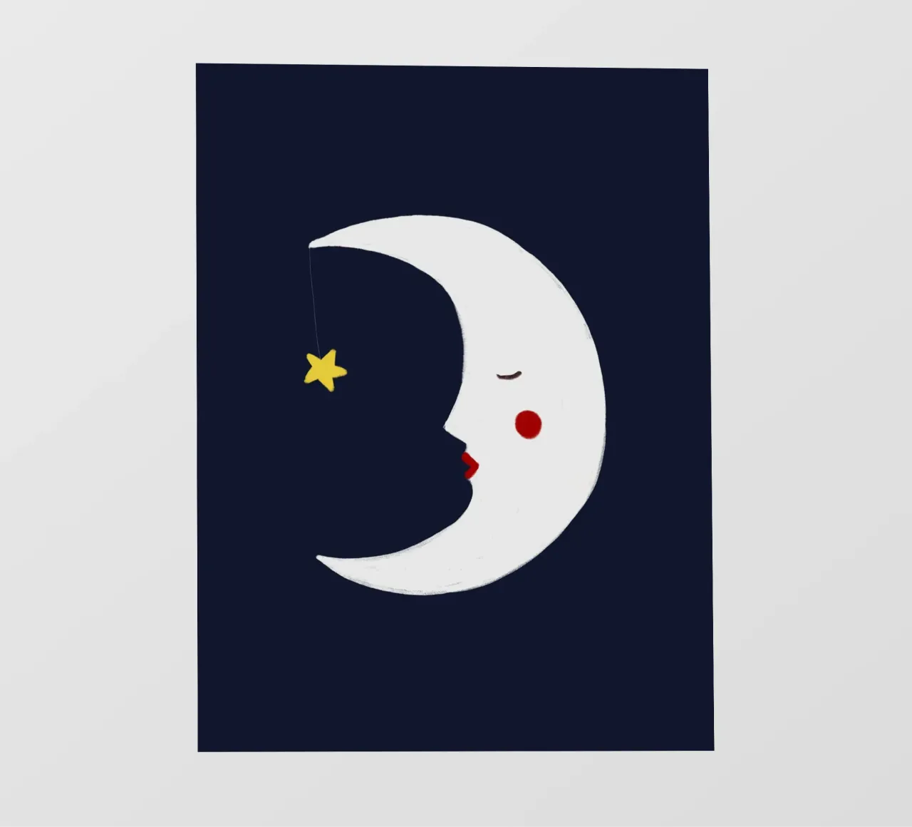 Luna pellicola backlit da Sophie Augustin Illustration