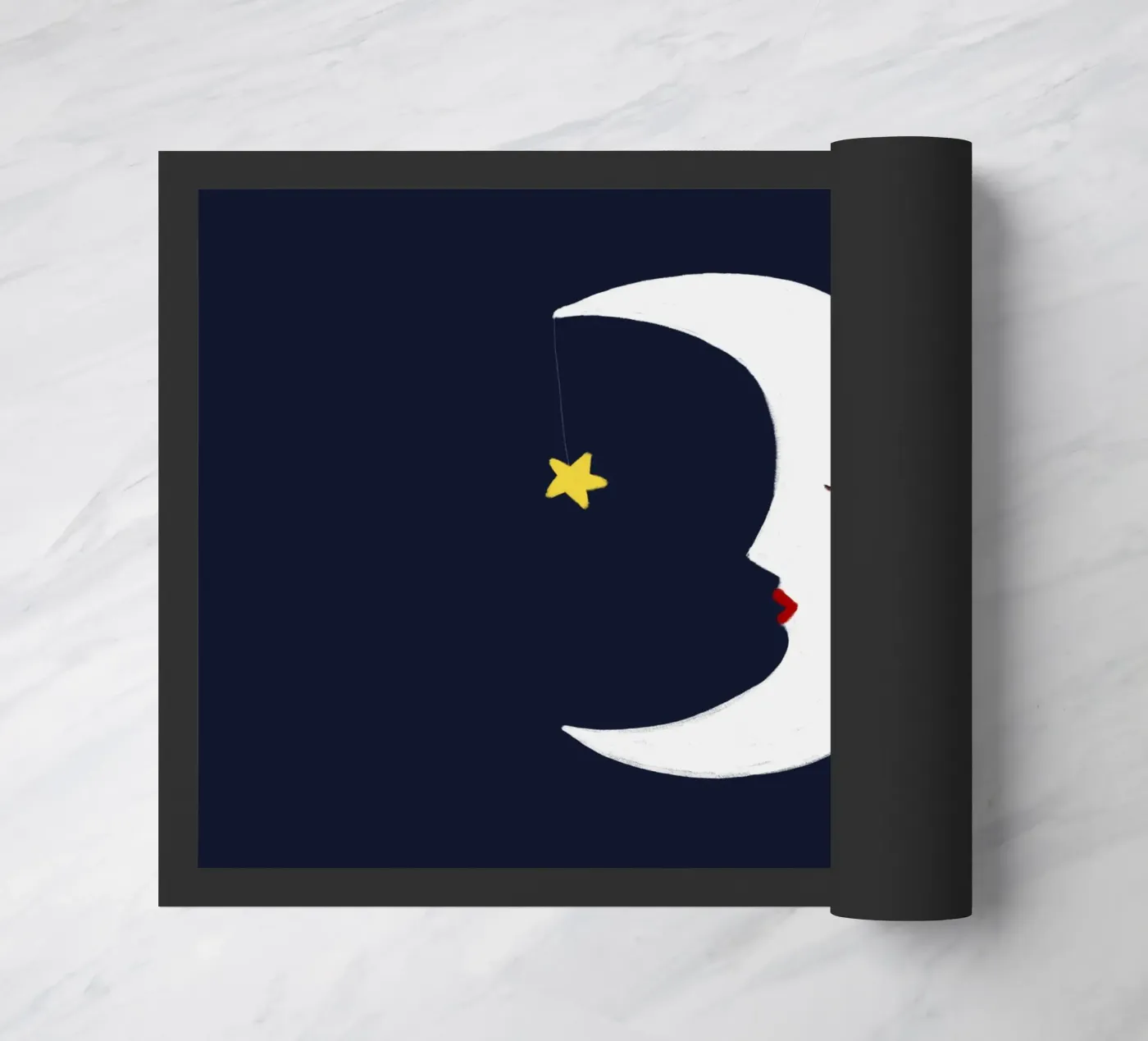 Lune paillasson de Sophie Augustin Illustration