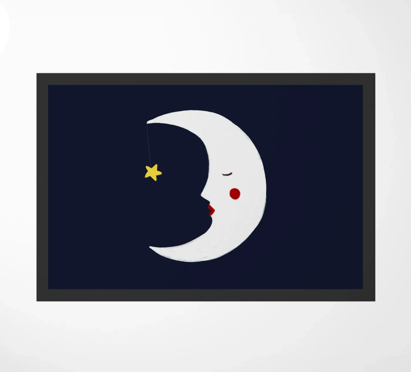 Lune paillasson de Sophie Augustin Illustration