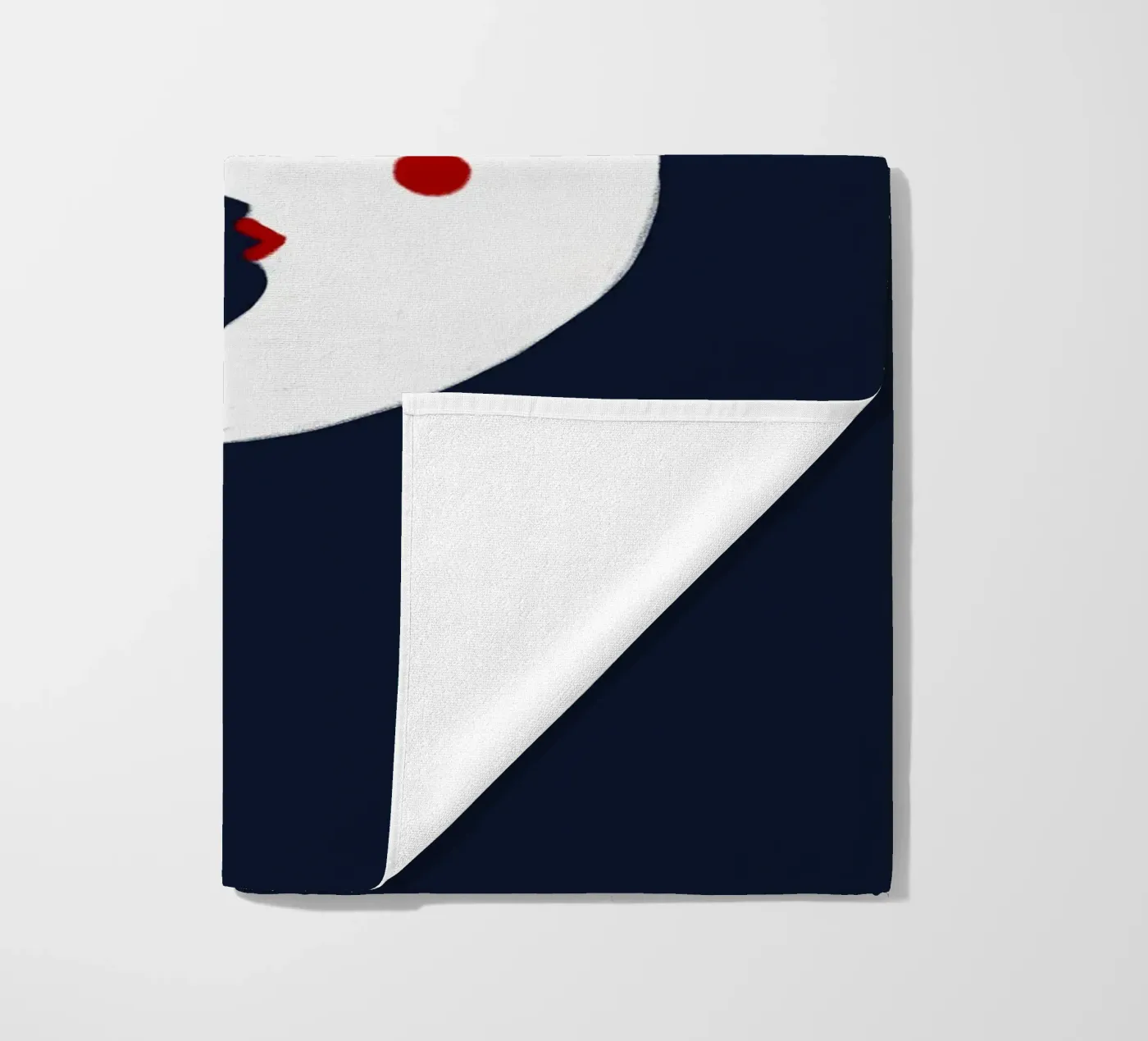 Maan strandhanddoek van Sophie Augustin Illustration