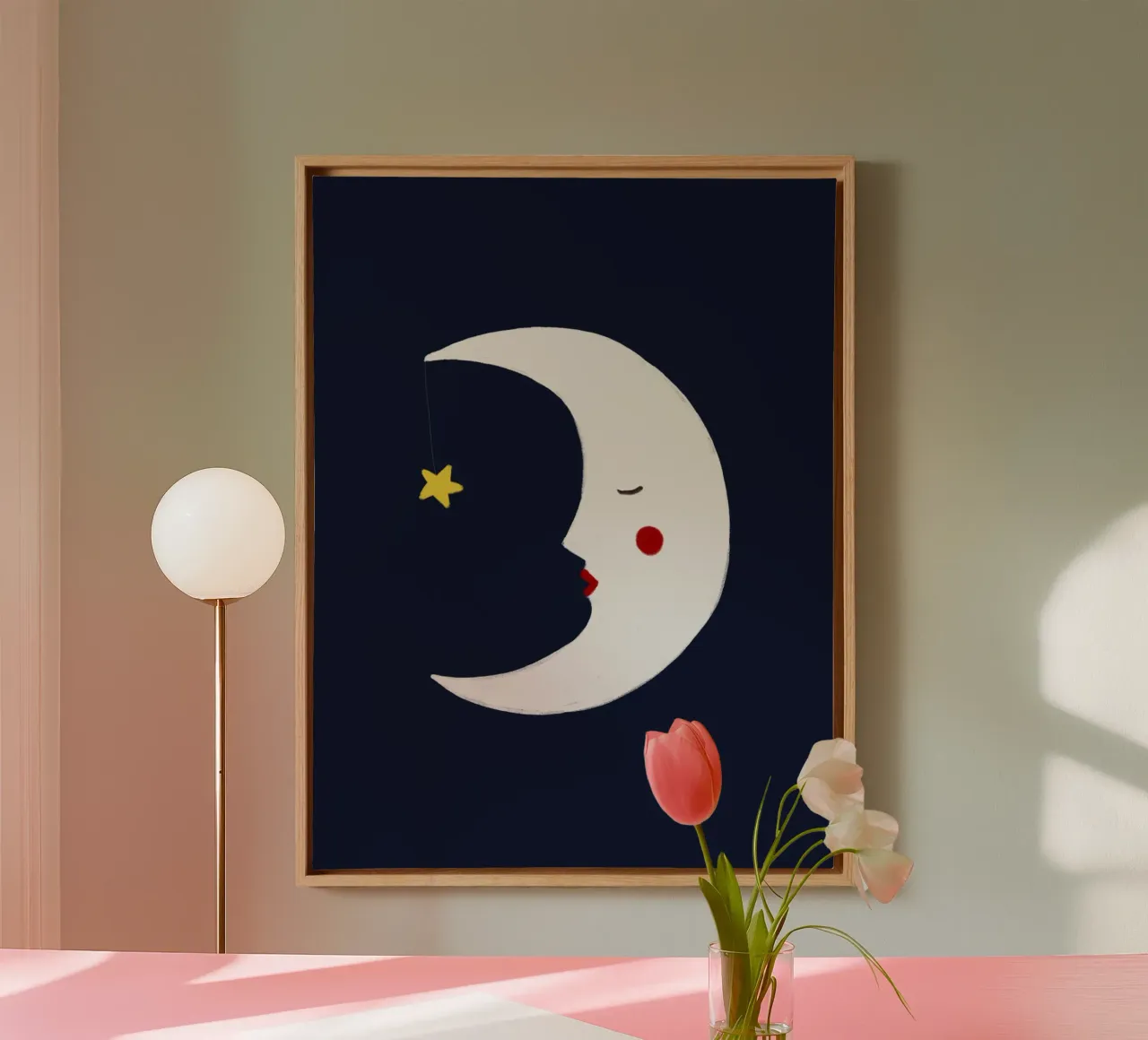 Luna tela da Sophie Augustin Illustration