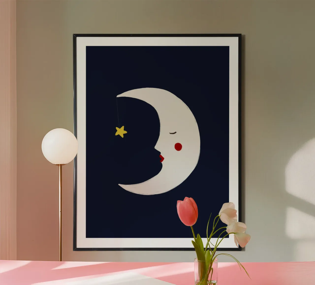 Luna poster da Sophie Augustin Illustration
