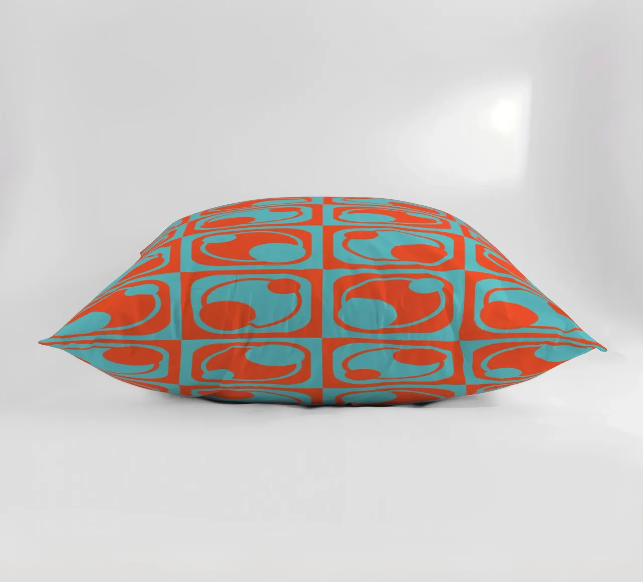 1960s inspired abstract geometrical pattern cuscino da good-vibes