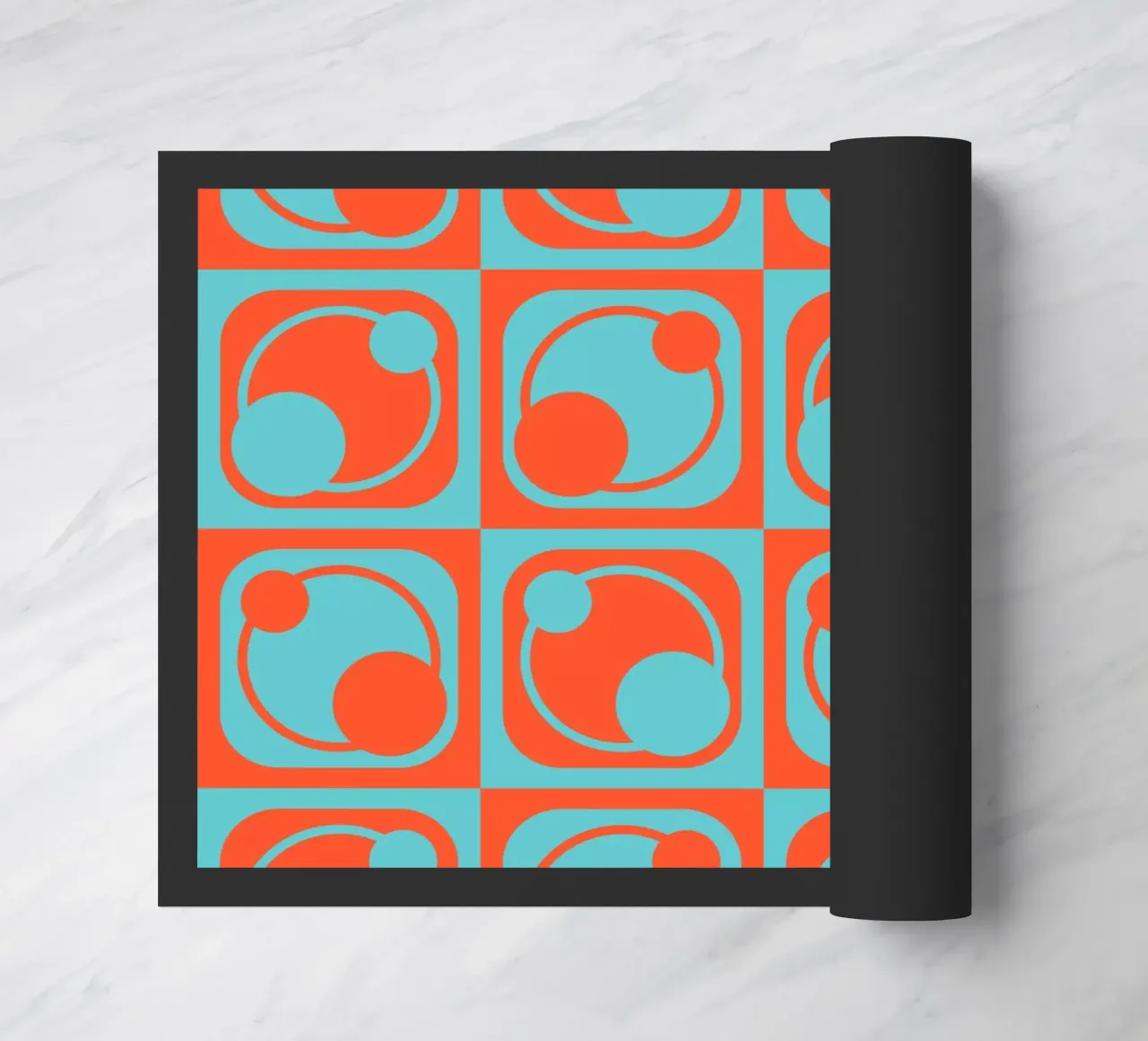 1960s inspired abstract geometrical pattern zerbino da good-vibes