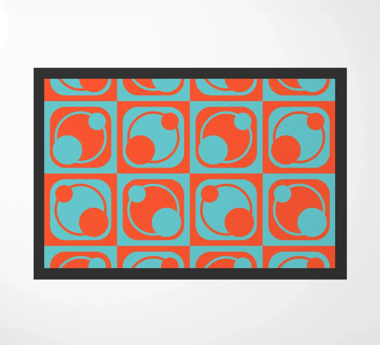 1960s inspired abstract geometrical pattern zerbino da good-vibes