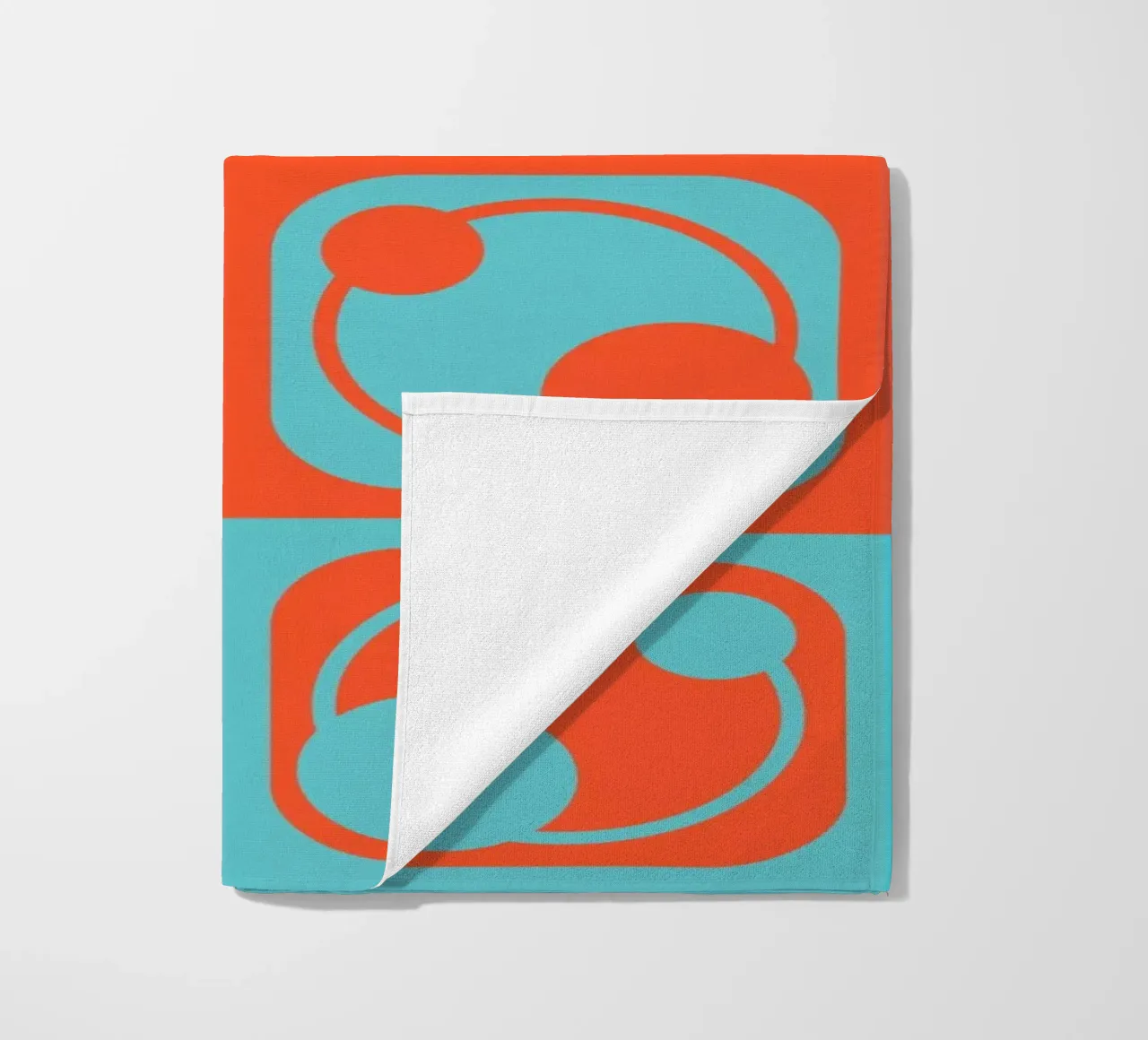 1960s inspired abstract geometrical pattern telo mare da good-vibes