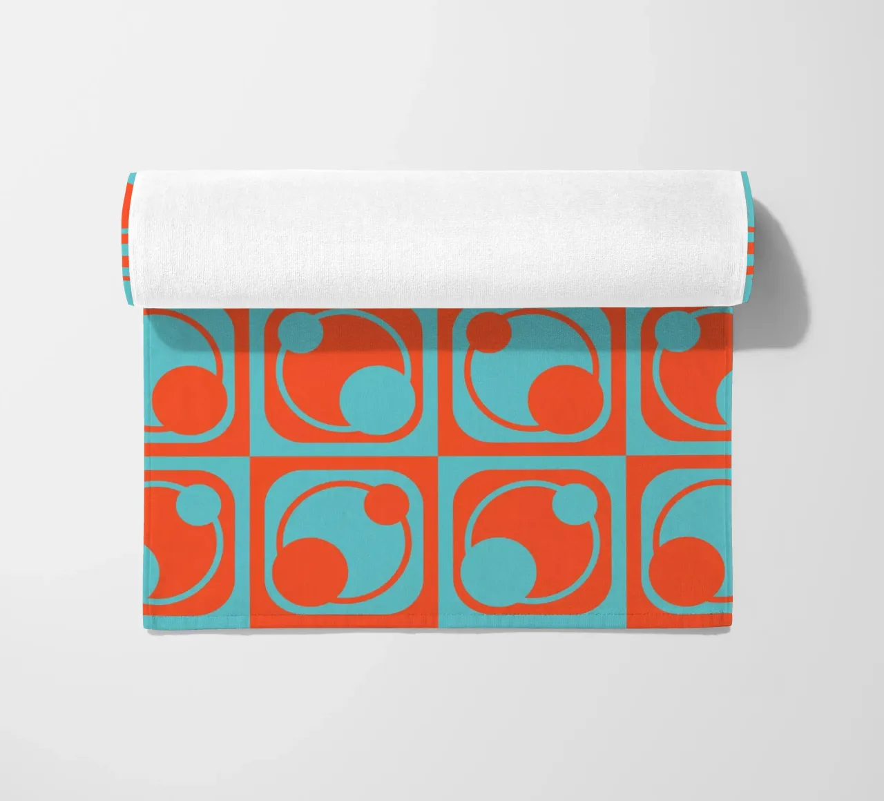 1960s inspired abstract geometrical pattern telo mare da good-vibes