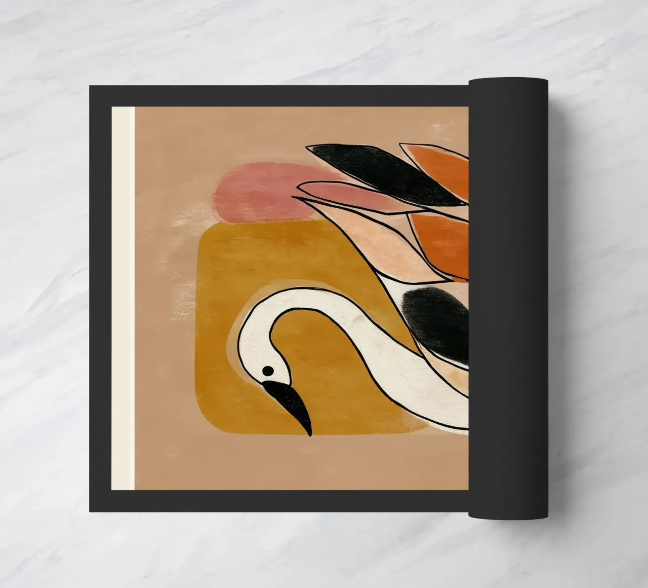 Piume d'autunno Cigno zerbino da Sienna Atelier