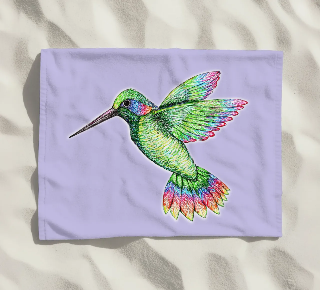 Colibrì telo mare da BwiseLizzy