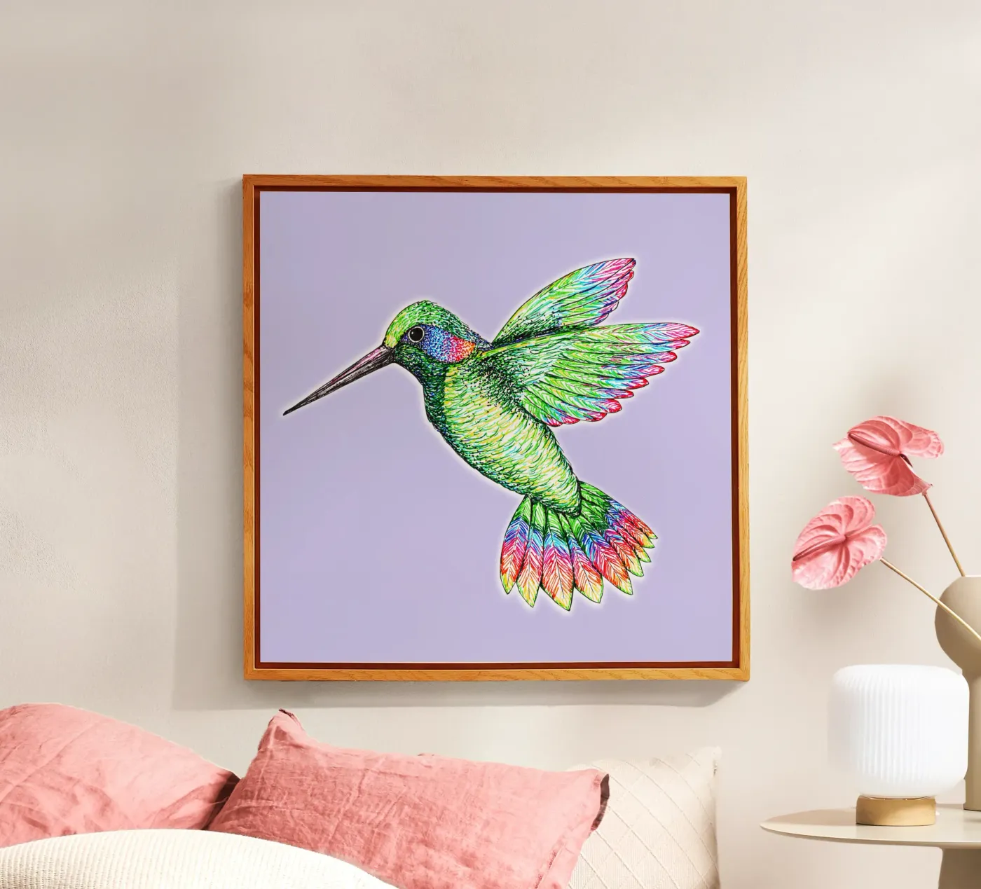 Hummingbird plexiglas de BwiseLizzy