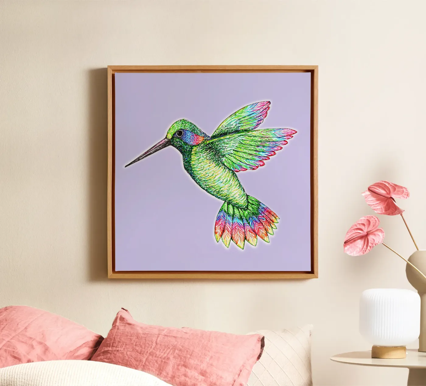 Colibrì tela da BwiseLizzy