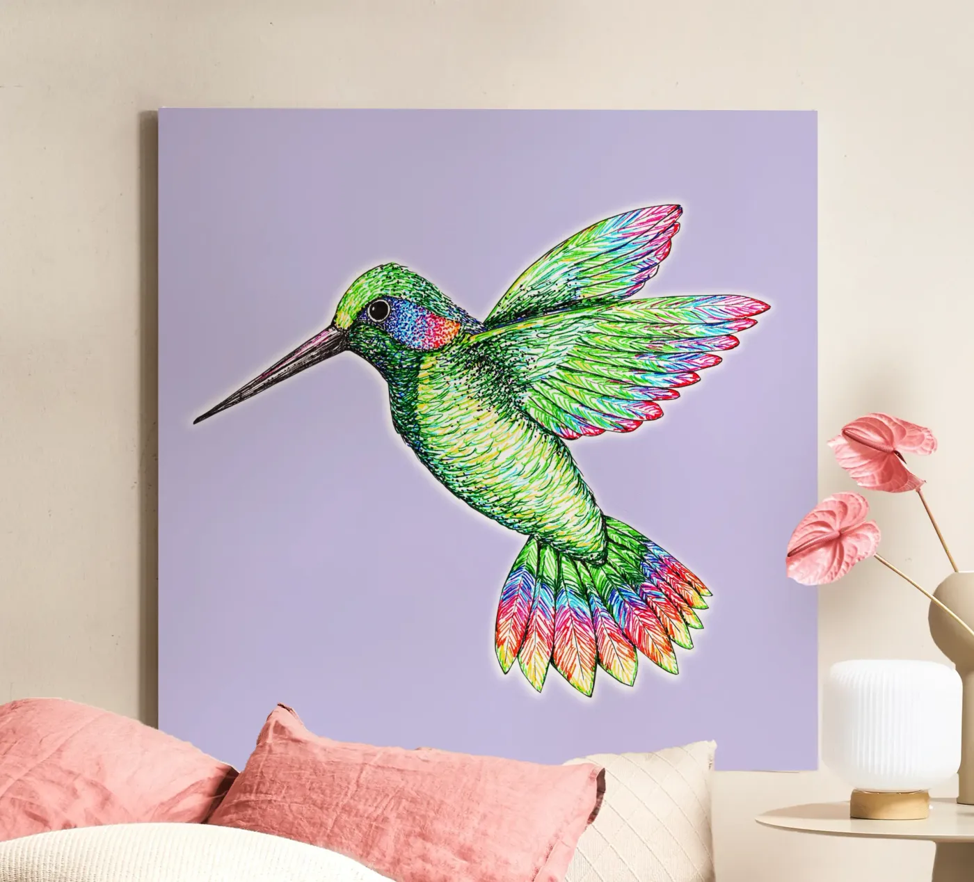 Colibrì tela da BwiseLizzy