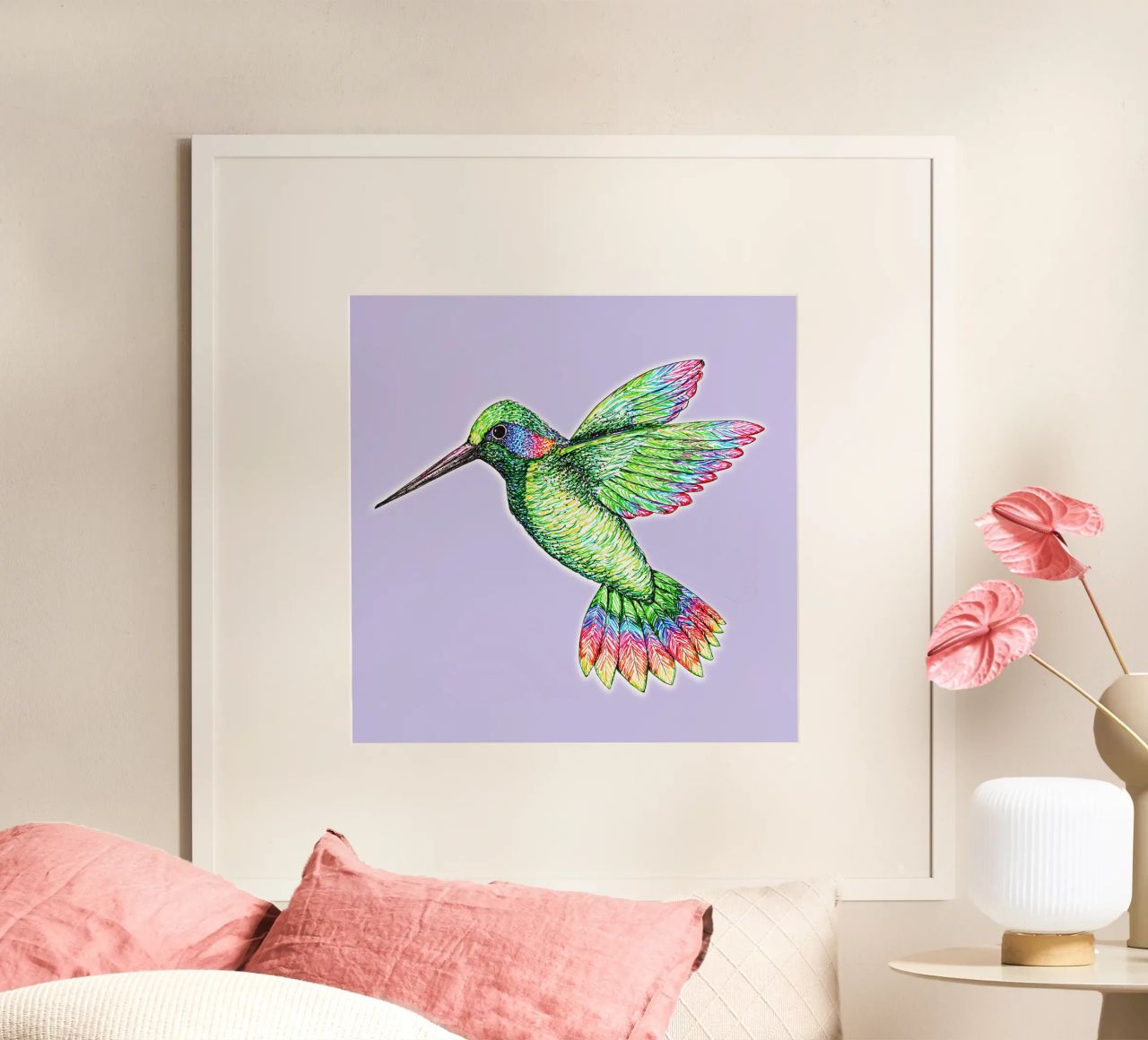 Hummingbird poster by BwiseLizzy
