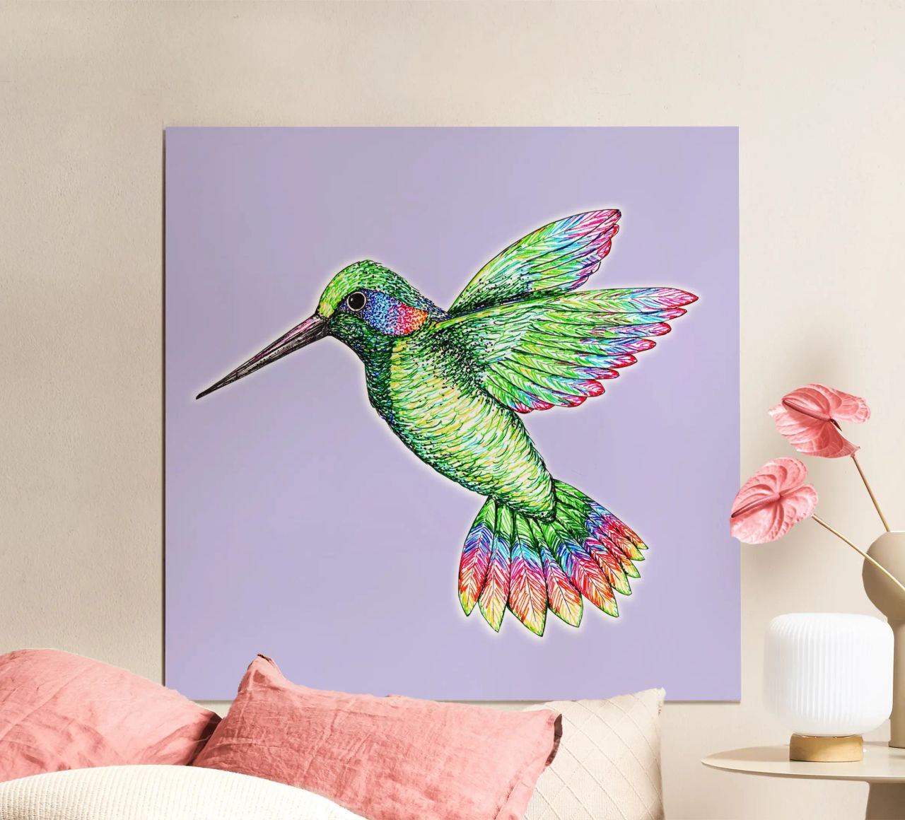 Hummingbird poster by BwiseLizzy