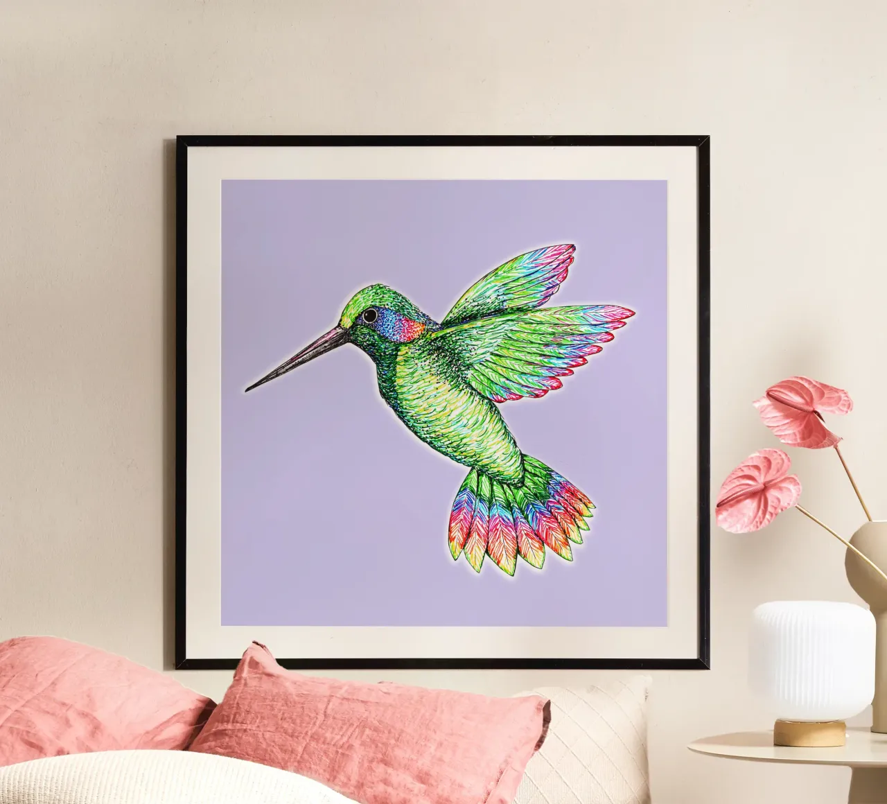 Kolibrie poster van BwiseLizzy