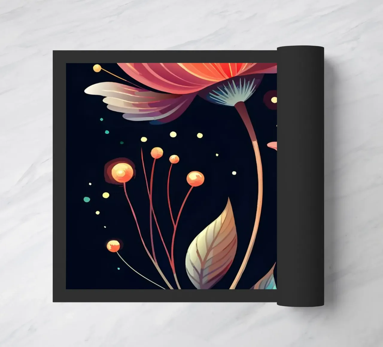 Celestial Blooms doormat by Artistic-shop