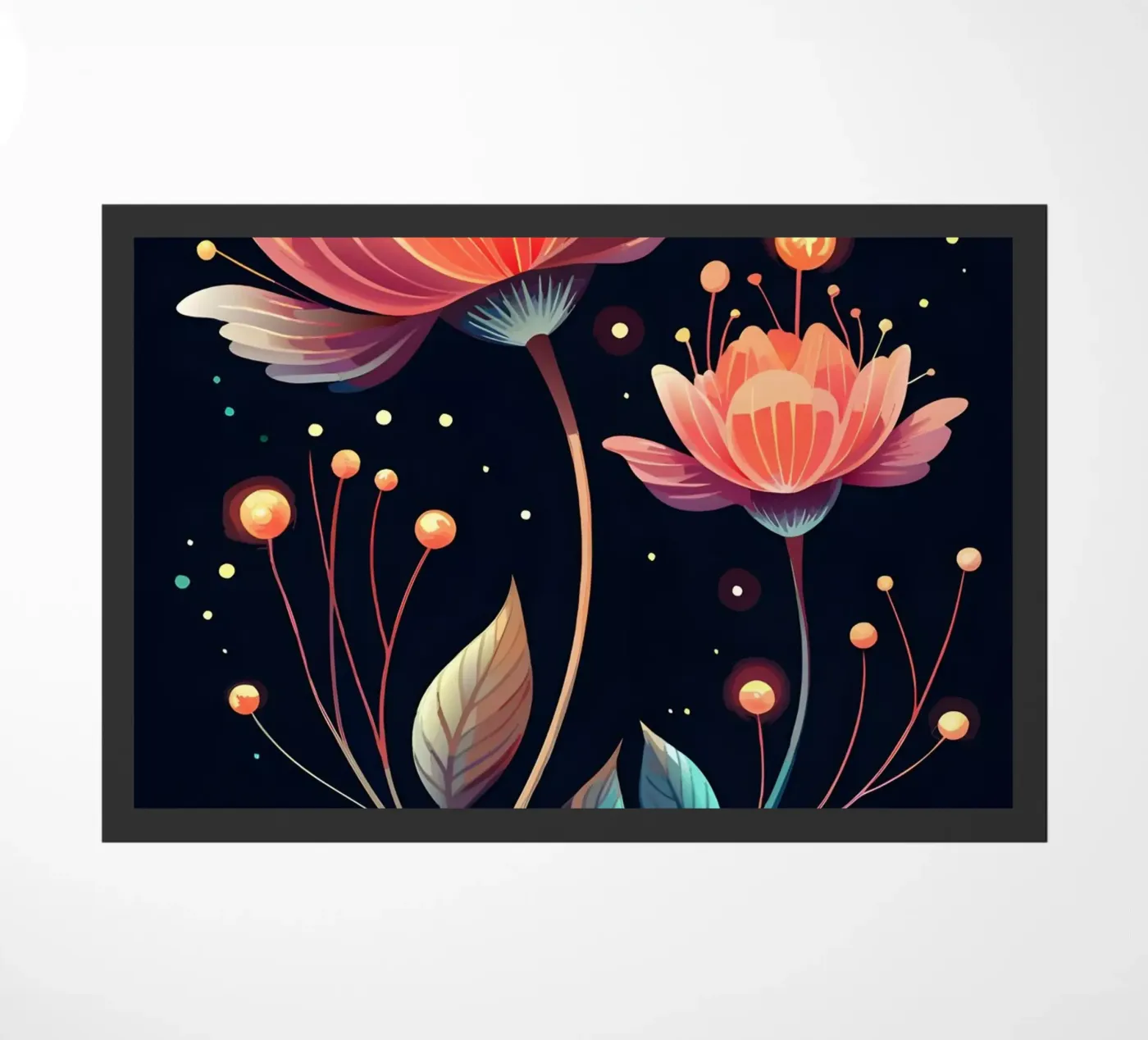 Celestial Blooms doormat by Artistic-shop