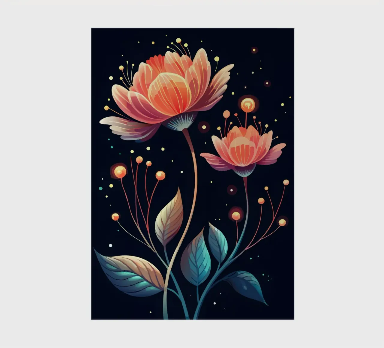 Celestial Blooms notebook by Artistic-shop