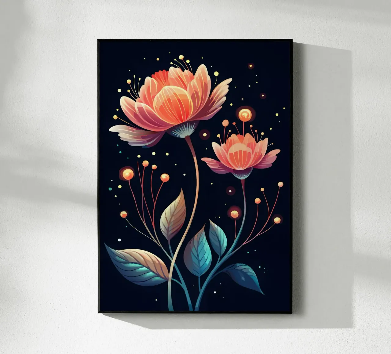 Fiori celesti plexiglass da Artistic-shop