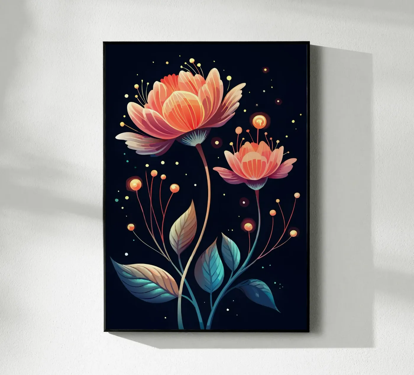 Hemelse bloemen acryl van Artistic-shop
