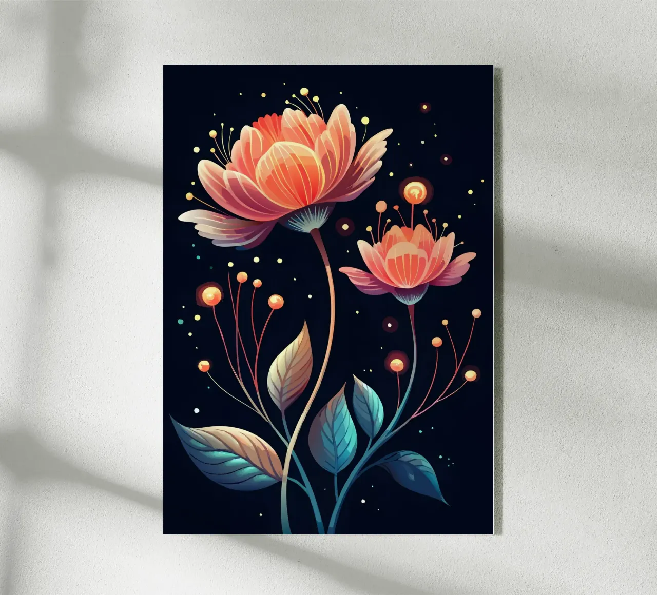Celestial Blooms acryl van Artistic-shop