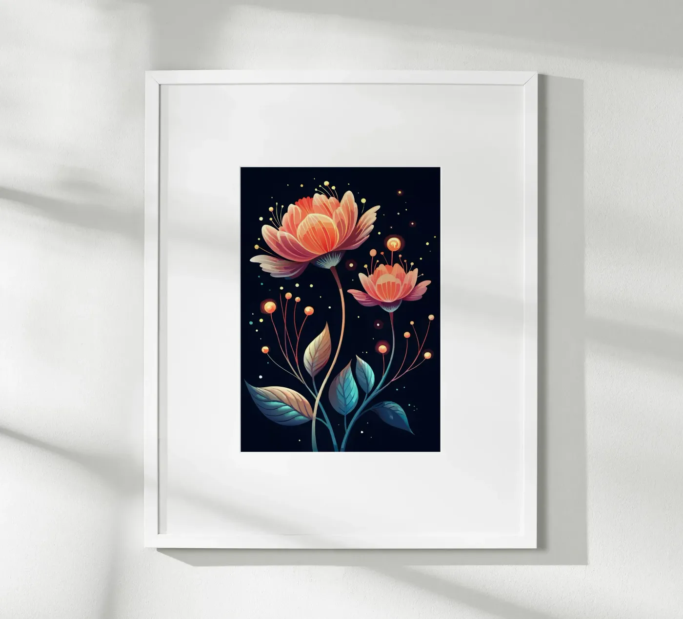 Fiori celesti poster da Artistic-shop