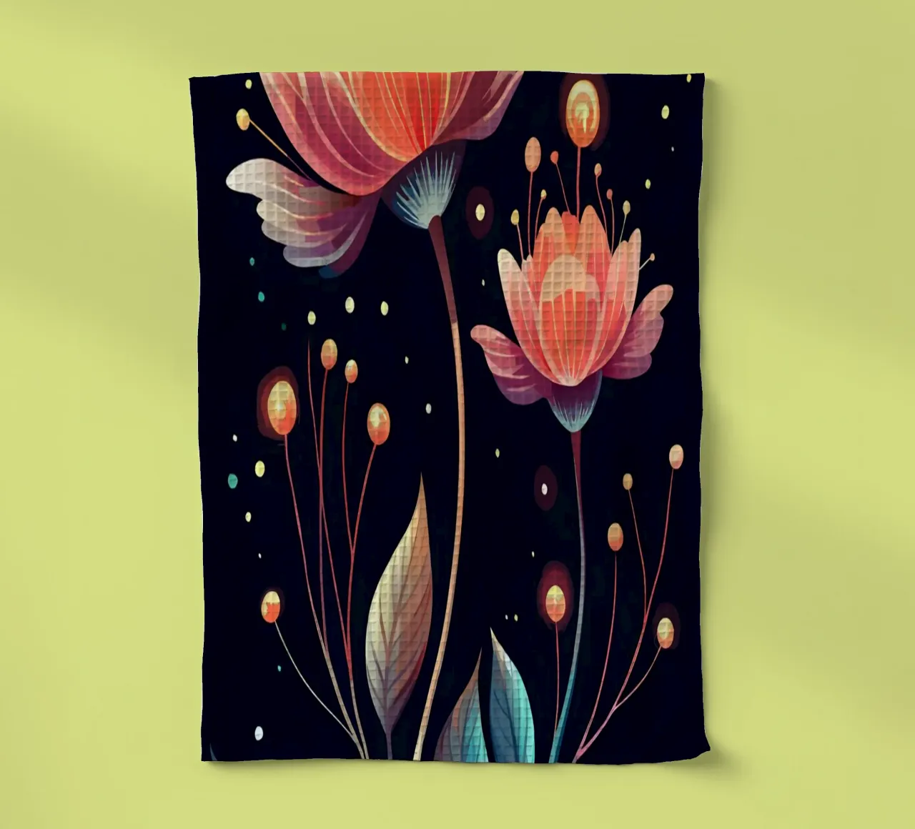 Fleurs célestes torchon de Artistic-shop