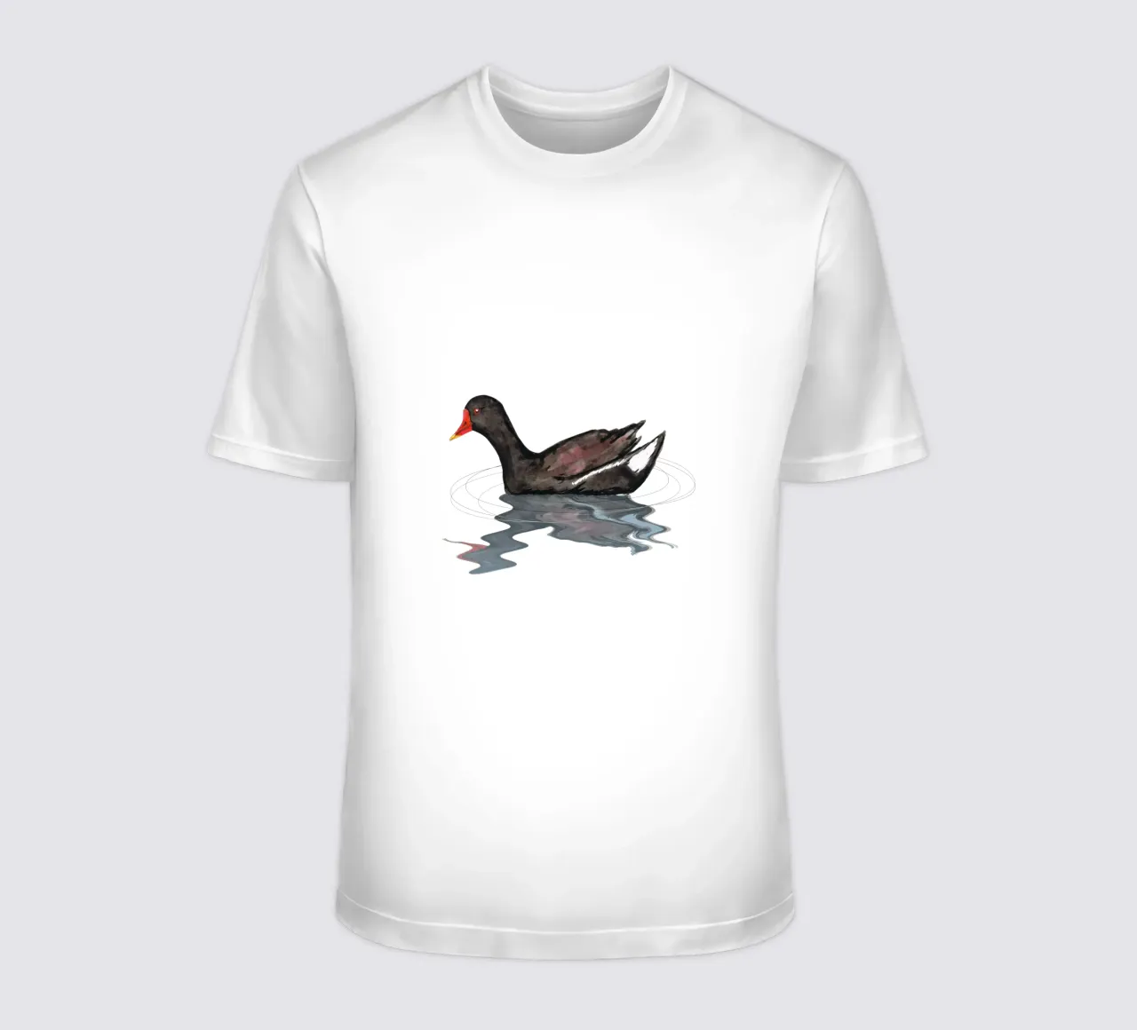 Gallinella d'acqua comune t-shirt da BwiseLizzy