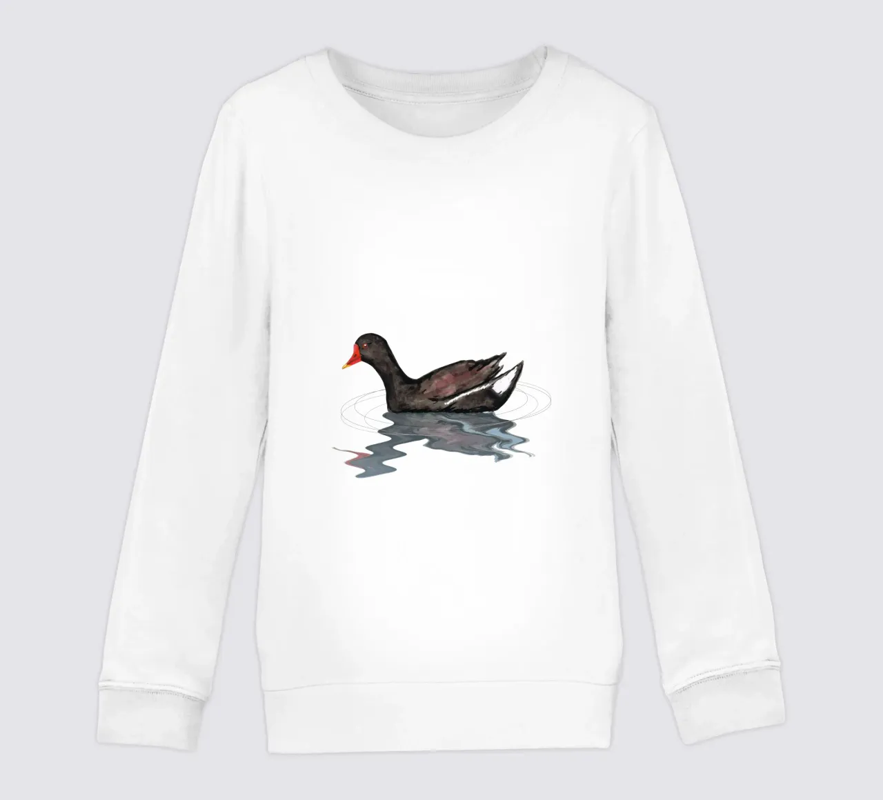Gallinella d'acqua comune felpa bambino da BwiseLizzy