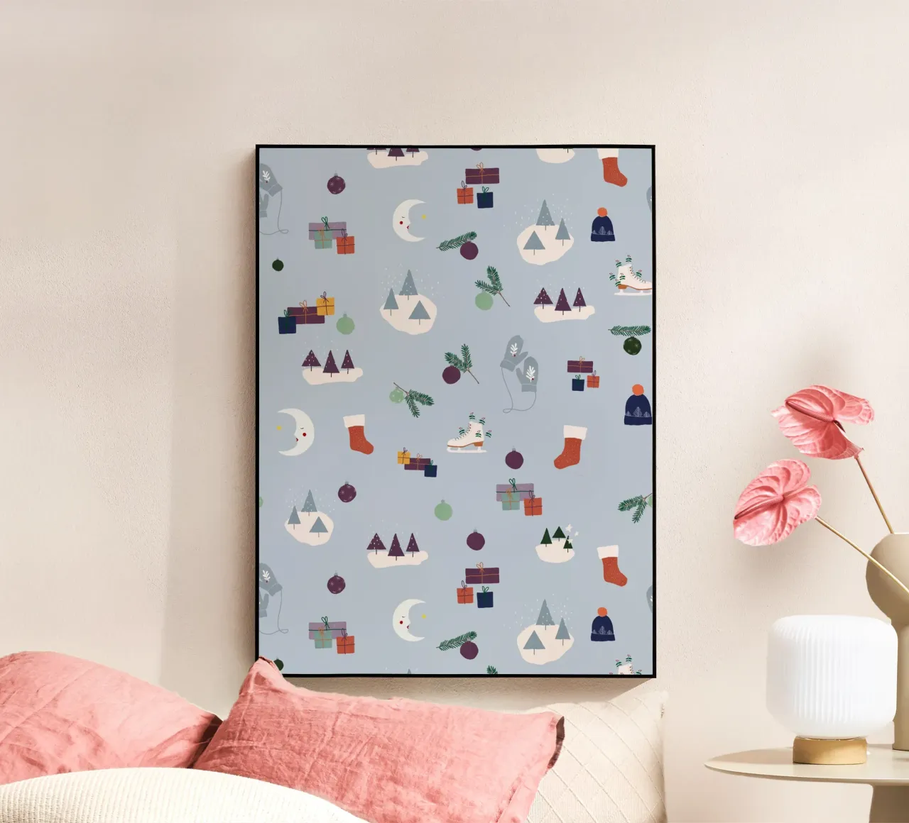 Wintermotive plexiglass da Sophie Augustin Illustration