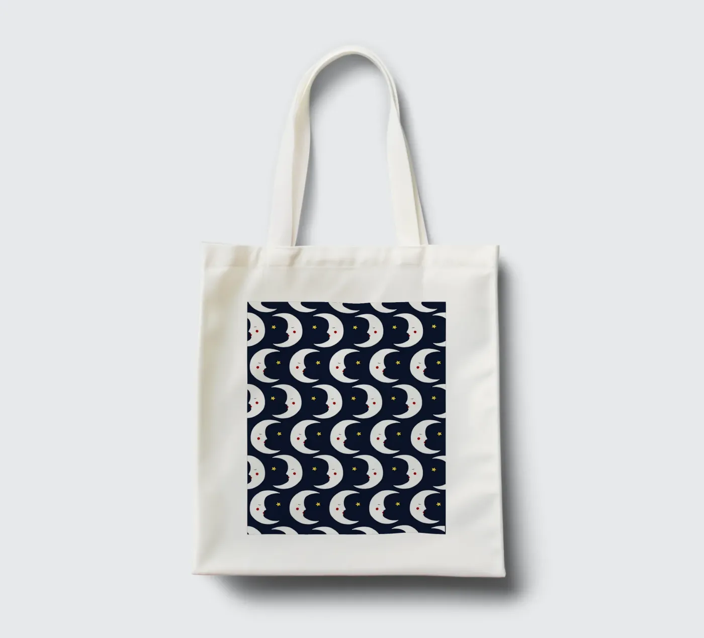Moons pattern tote bag by Sophie Augustin Illustration