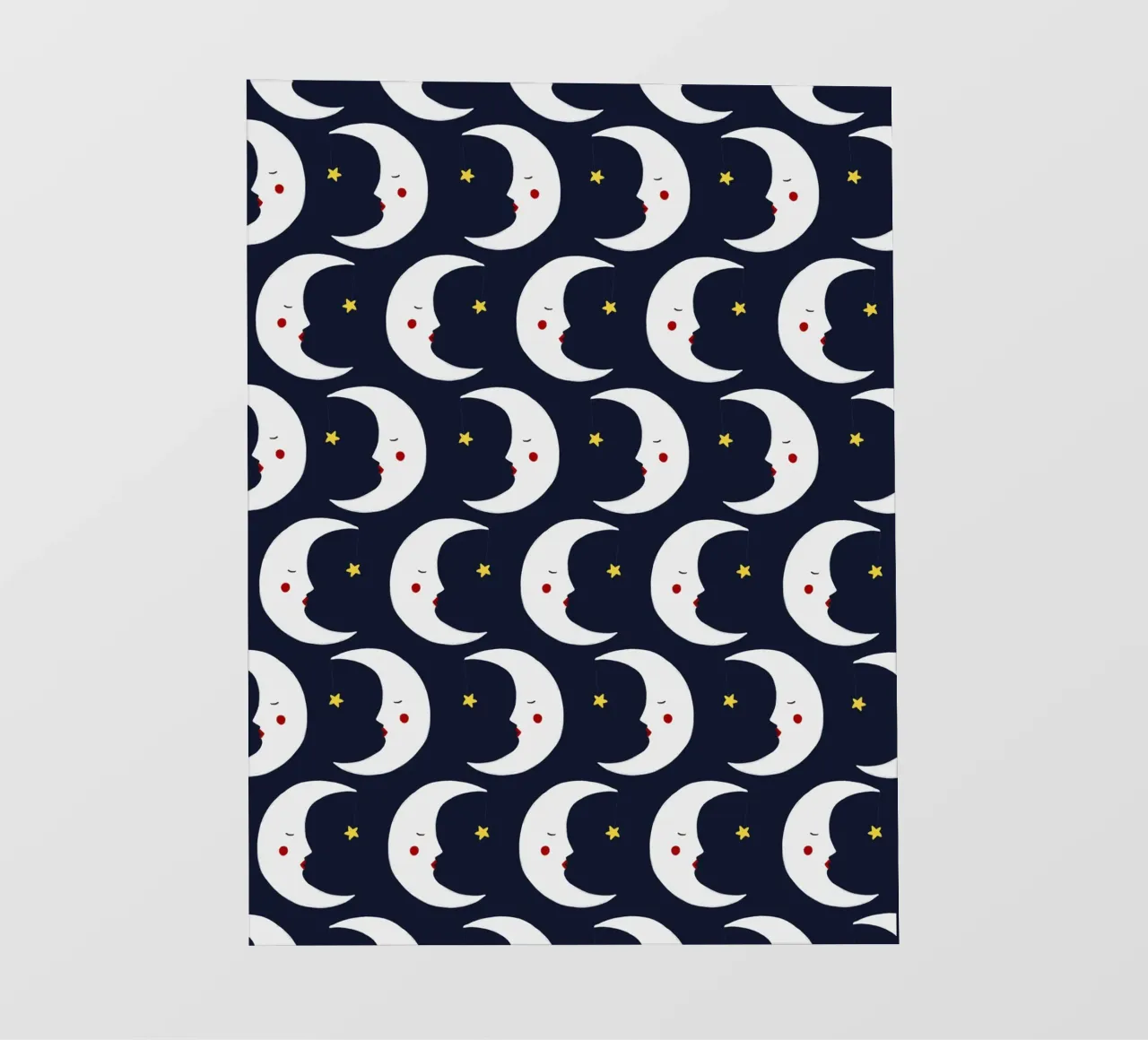 Moons pattern backlit film by Sophie Augustin Illustration