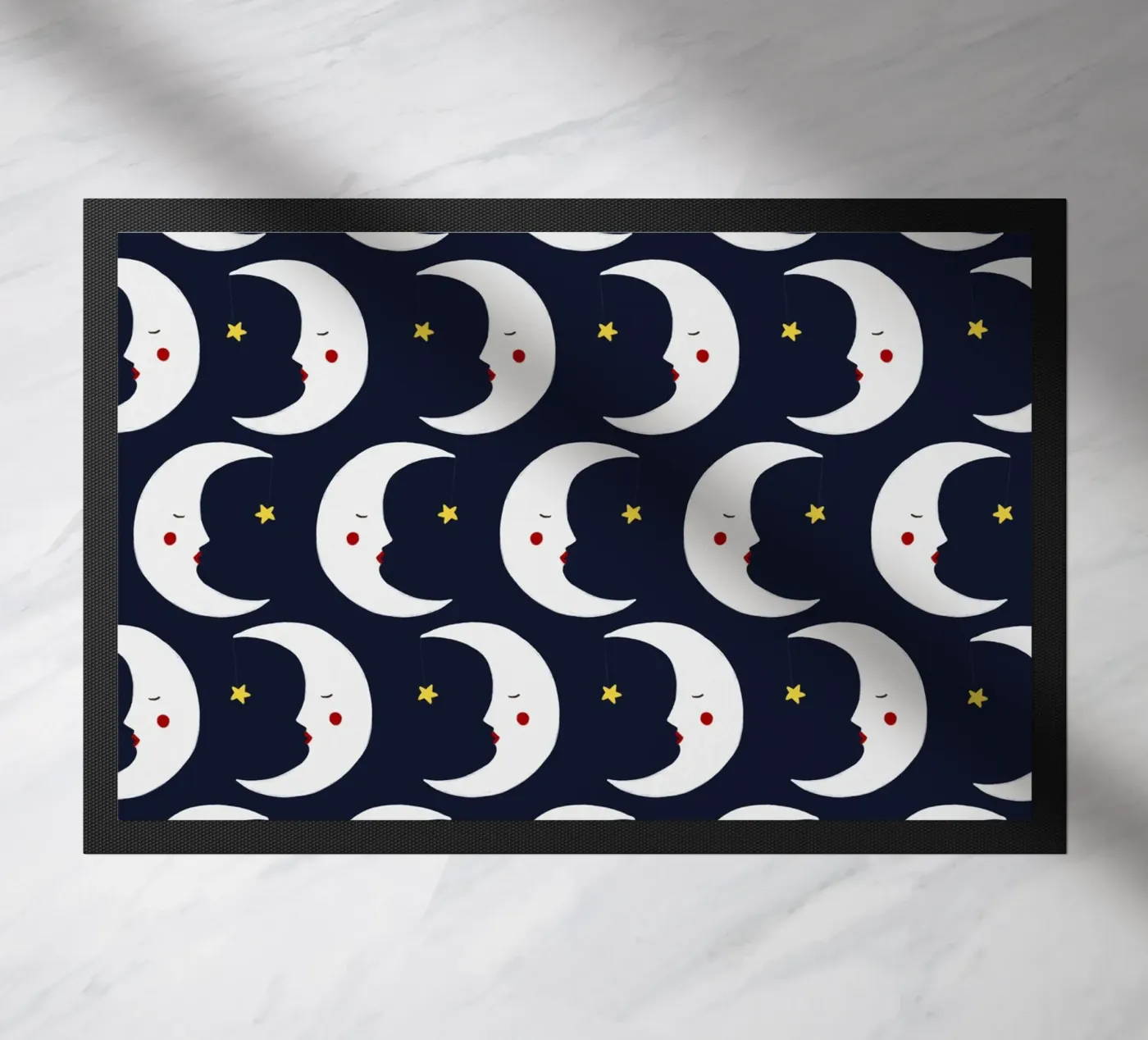 Moons pattern deurmat van Sophie Augustin Illustration