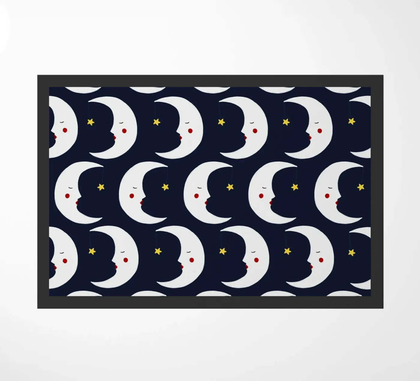 Moons pattern paillasson de Sophie Augustin Illustration