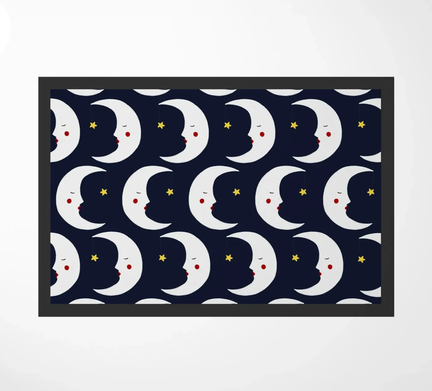 Moons pattern deurmat van Sophie Augustin Illustration