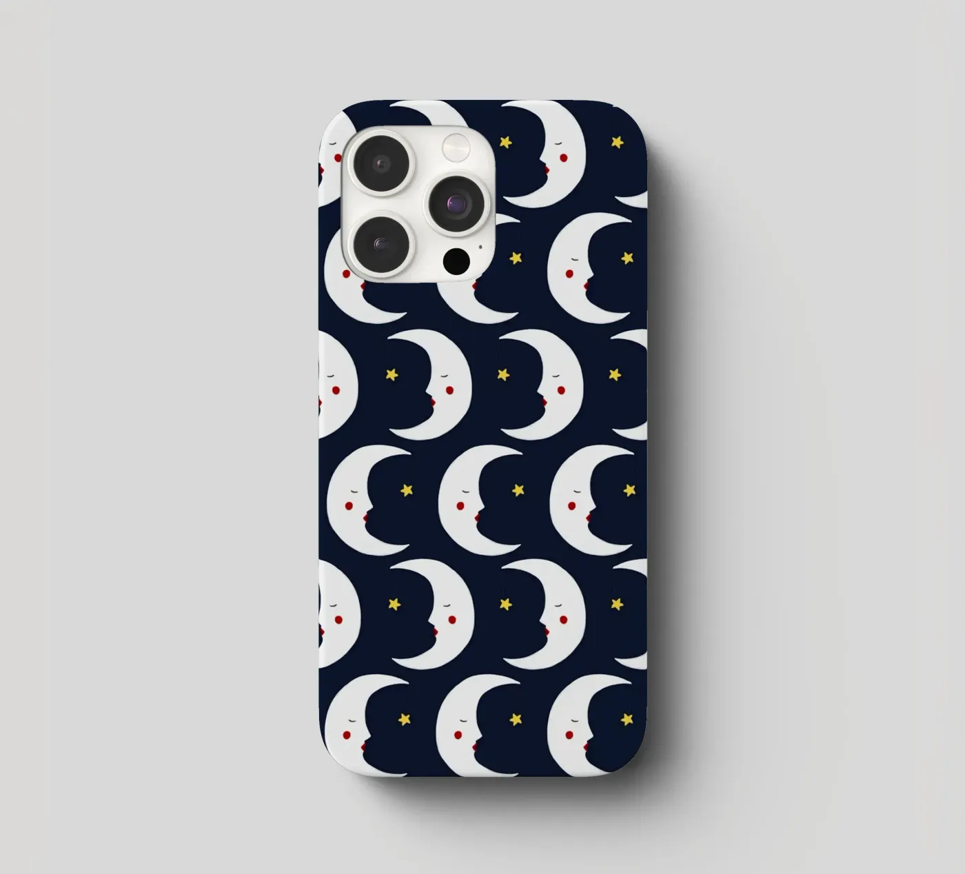 Moons pattern iphone case by Sophie Augustin Illustration