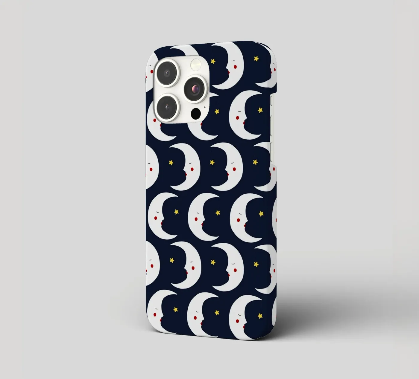 Moons pattern iphone case by Sophie Augustin Illustration
