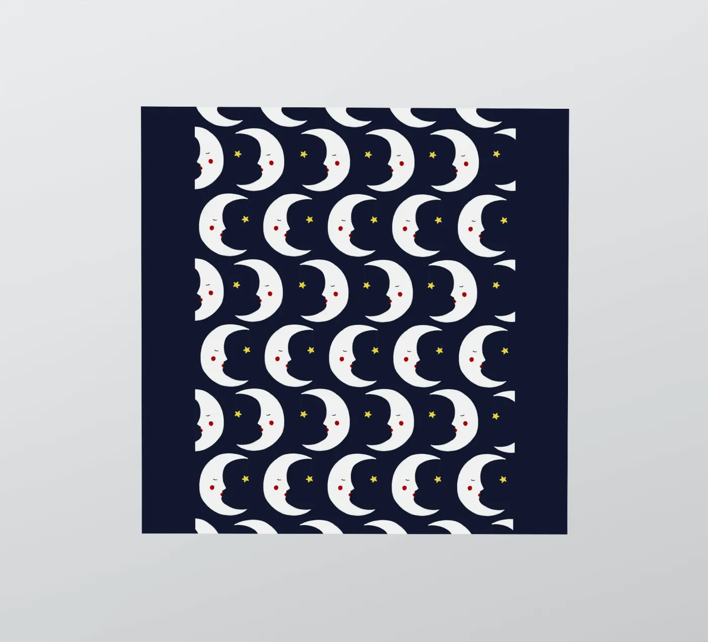 Moons pattern sticker by Sophie Augustin Illustration