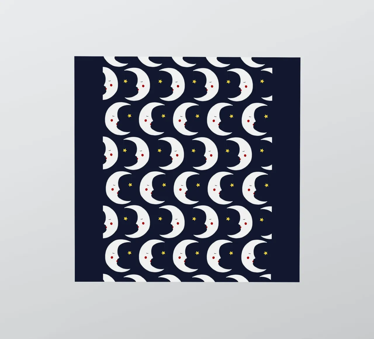 Moons pattern sticker by Sophie Augustin Illustration