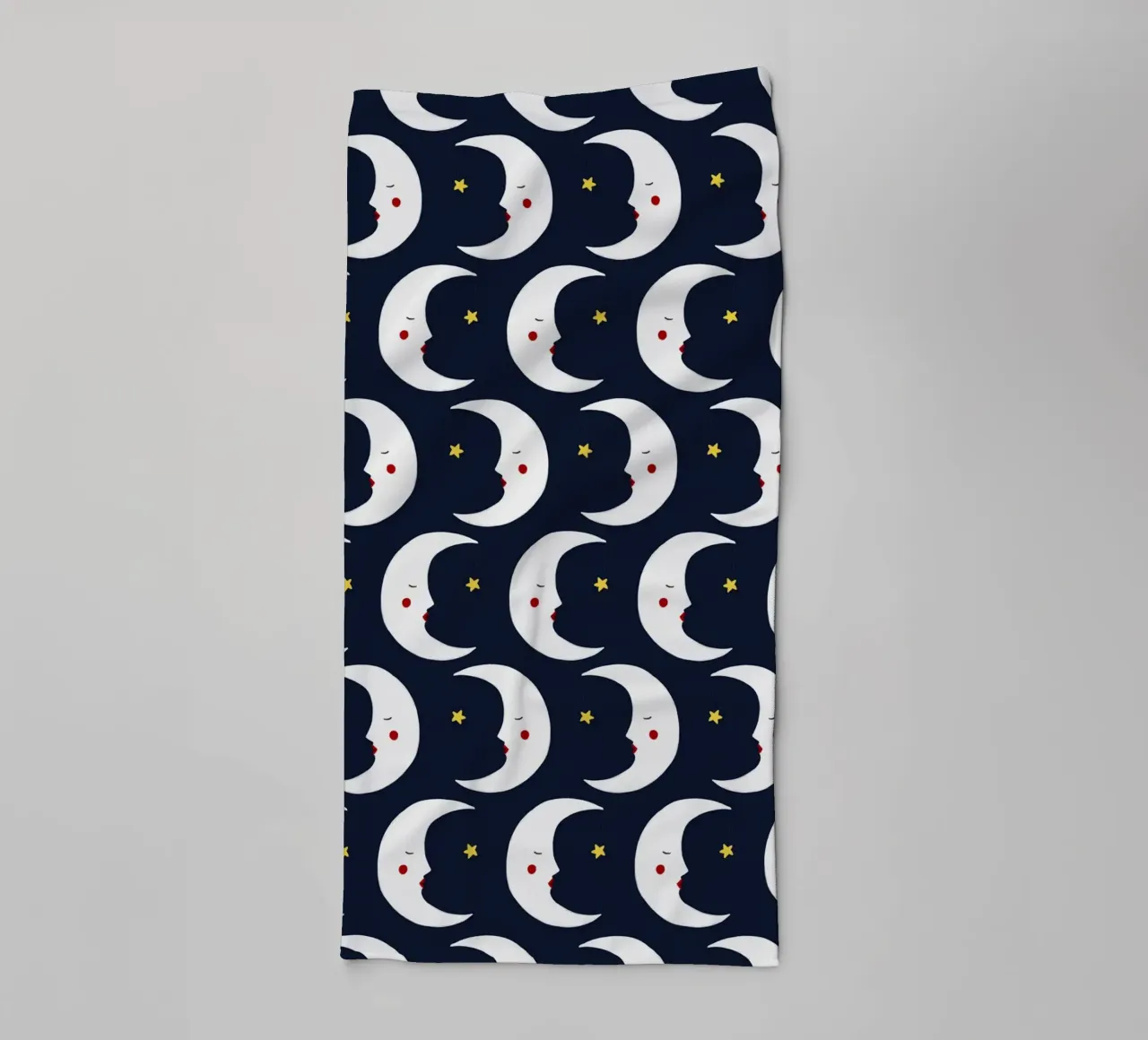 Moons pattern Handtuch von Sophie Augustin Illustration