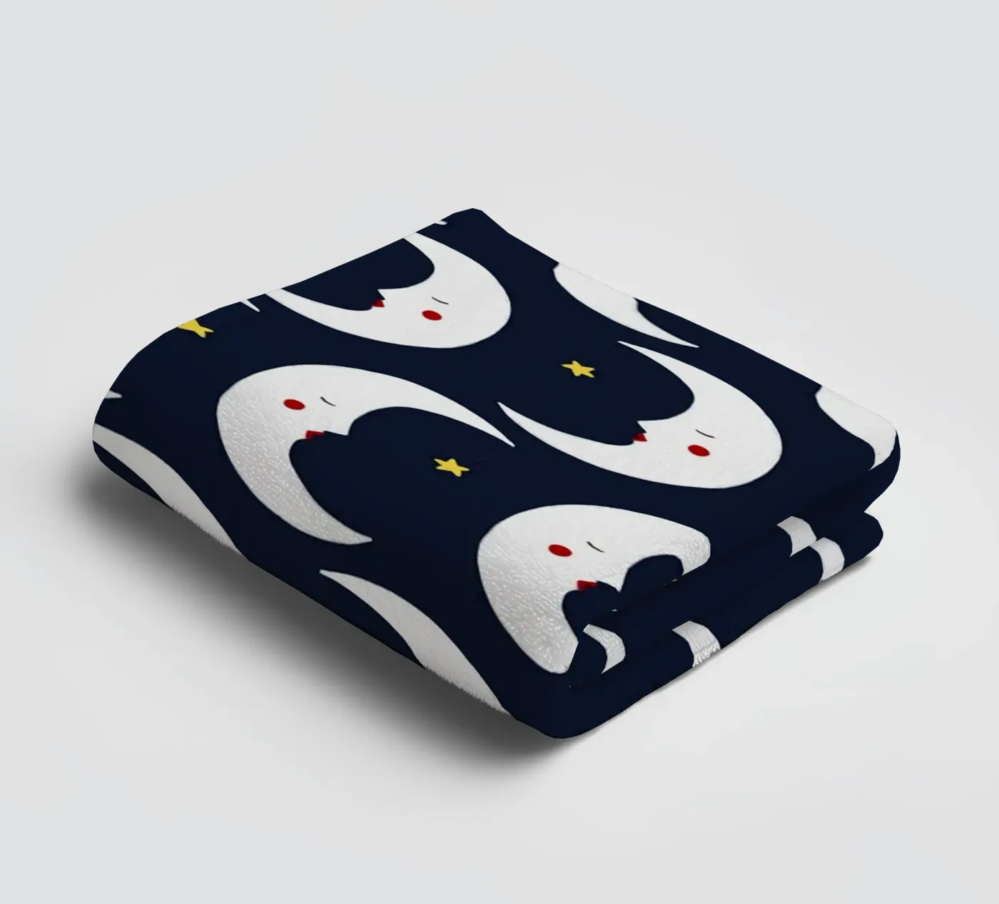 Moons pattern Handtuch von Sophie Augustin Illustration