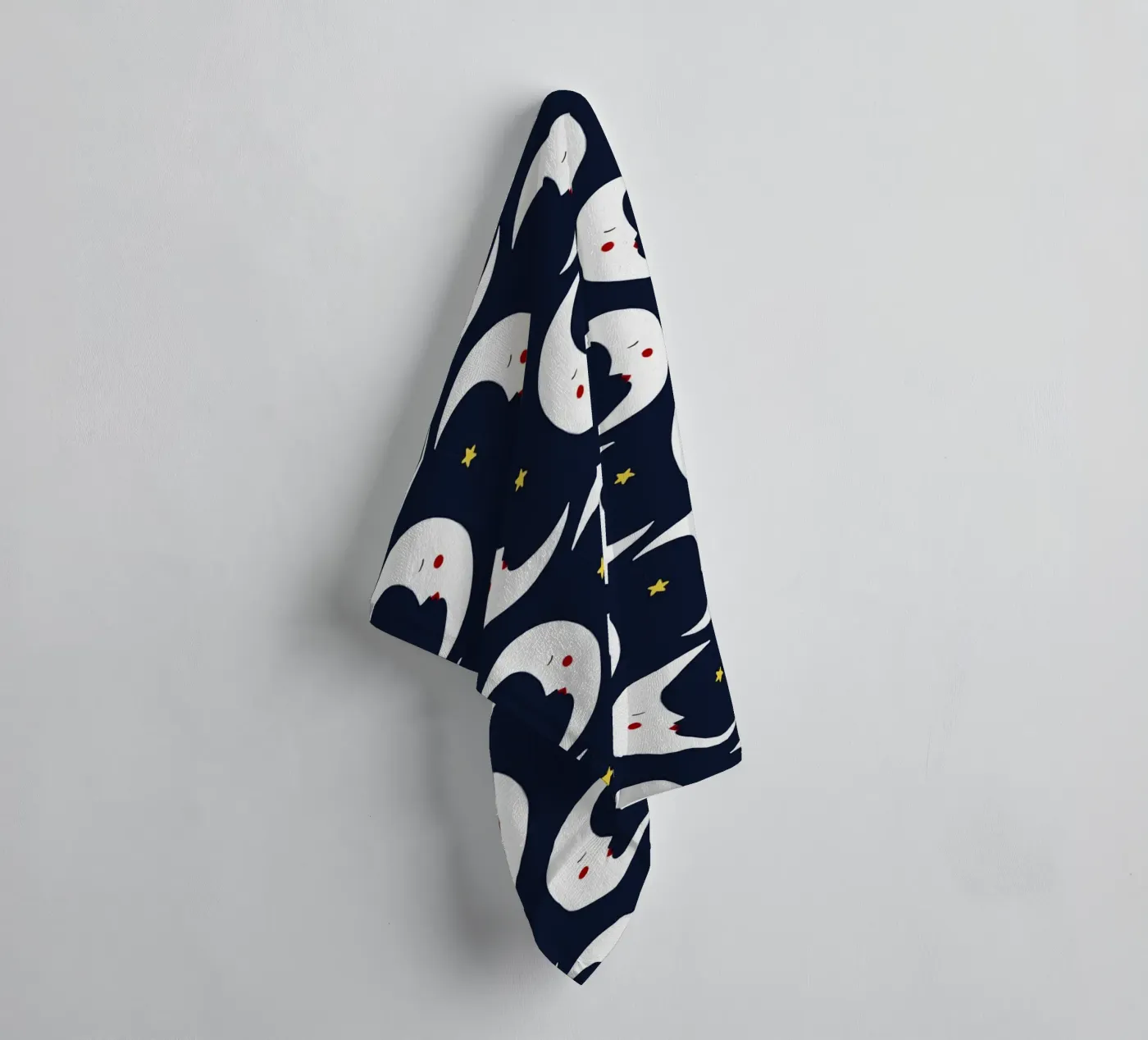 Moons pattern Handtuch von Sophie Augustin Illustration