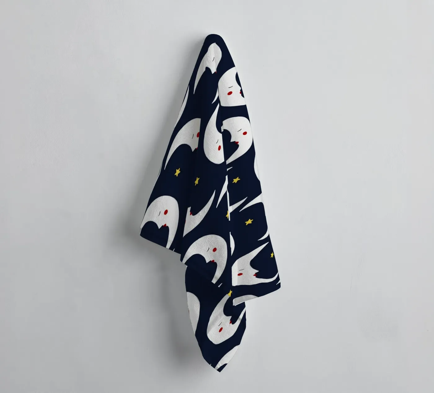 Lunes Motif serviette de bain de Sophie Augustin Illustration